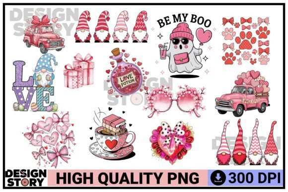 Download Valentine Gnomes &amp; Love Truck Bundle - Premium Resources