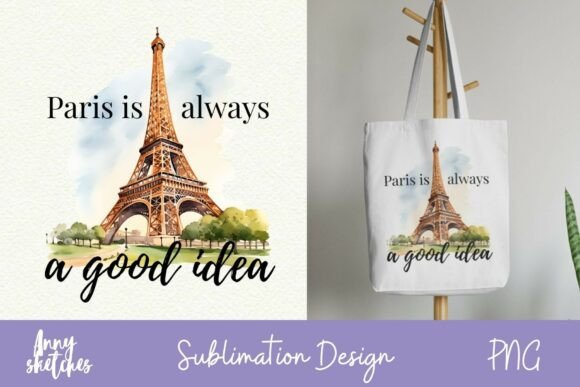 Download Eiffel Tower Paris Sublimation Design - Eiffel tower Collection