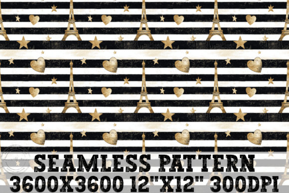 Download Paris Love Eiffel Tower &amp; Hearts Pattern - Eiffel tower Collection