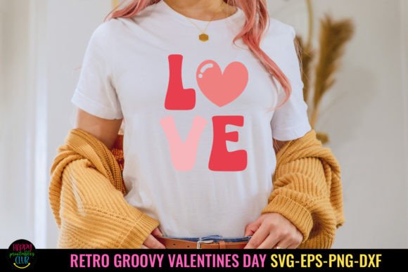 Download Love Groovy Valentine SVG I Retro SVG - Valentine svg Collection