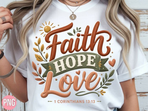 Download Faith Hope Love Bible Verse PNG T-Shirt - Bible verse png Collection