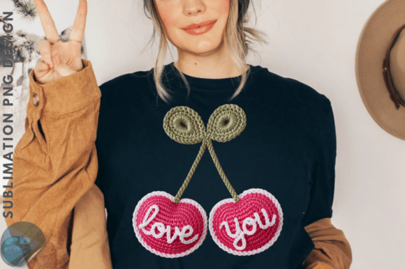Download Latch Hook Valentine PNG Yarn Valentines - Premium Bundle